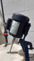 NEPTUNE PLASTIC WATER TANK ON STAND, WITH LEESON MIXER, MODEL: C4C17FB21E, (LOCATION: PLANT 5, 48668 Alpha Dr, Wixom, MI 48393) - 4