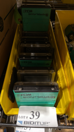 LOT (5) Pepperl+Fuchs WCS3B Industrial Sensor, Up to 500m Range, 10-30V DC (LOCATION: PLANT 5, 48668 ALPHA DR, WIXOM, MI 48393)