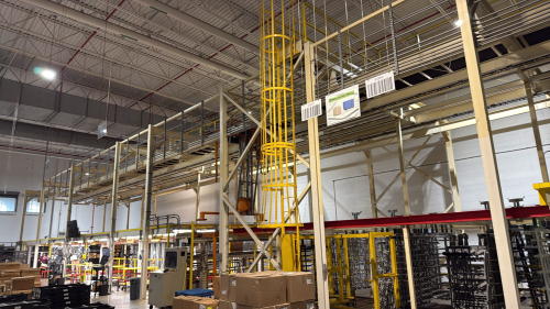 LOT STARTING OF PLASTIC CHROME PLATING LINE LOADING AND UNLOADING OVERHEAD HOIST SYSTEM ON PRODUCTION SIDE CONSIST OF: (4) OVERHEAD HOIST EACH WITH ALLEN-BRADLEY POWER FLEX 753 AC DRIVE, APPROX 230' FT LONG X 25'FT WIDE OF STRUCTURE, PLUS (2) TRANSFER S