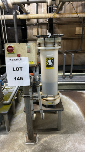 SERFILCO Carbon Purification Chambers WITH CONTROL AND PUMP (LOCATION: PLANT 5, 48668 Alpha Dr, Wixom, MI 48393)