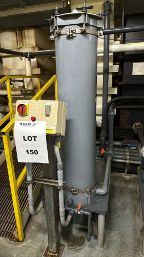 SERFILCO Carbon Purification Chambers WITH CONTROL AND PUMP (LOCATION: PLANT 5, 48668 Alpha Dr, Wixom, MI 48393)