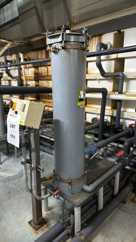 SERFILCO Carbon Purification Chambers WITH CONTROL AND PUMP (LOCATION: PLANT 5, 48668 Alpha Dr, Wixom, MI 48393)