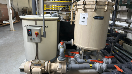 ANODE PRODUCTS CO, INC SLIM-LINE FILTRATION UNIT WITH CONTROL,, PUMP, AND TANK (ON SKID, LOCATION: PLANT 5, 48668 Alpha Dr, Wixom, MI 48393)