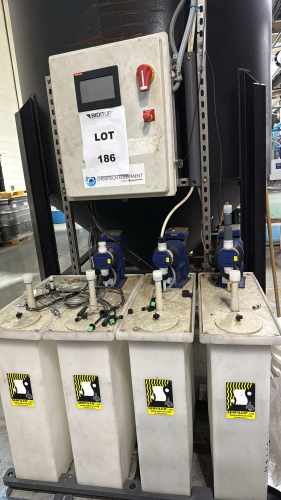 LOT (3) PUMPS, (4) SERFILCO TANKS AND CONTROL PANEL (LOCATION: PLANT 5, 48668 Alpha Dr, Wixom, MI 48393)