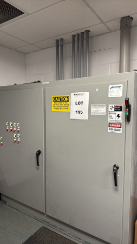 ELECTRICAL CONTROL PANEL FOR PLASTIC CHROME PLATING LINE (VENTS) (LOCATION: PLANT 5, 48668 Alpha Dr, Wixom, MI 48393)