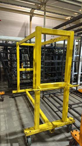 LOT (5) PRODUCTION TRANSFER CARTS 82"L x 40"W x 75"H, (LOCATION: PLANT 5, 48668 Alpha Dr, Wixom, MI 48393)