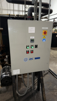 LOT (2) 2016 AEC CHILLERS, MODEL: GCRC-210, SERIAL NUMBERS: 46D1160, 46D1261, WITH WATER STORAGE TANK, (2) PUMPS AND NEMA CONTROL, (LOCATION: PLANT 5, 48668 Alpha Dr, Wixom, MI 48393) - 11