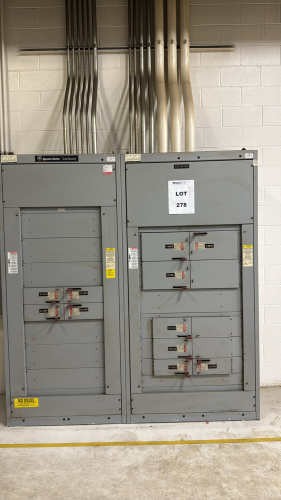 LOT (2) GE Spectra Series Electrical Switchboard, 1200 Amps, 480Y/277V, 3 Phase (FOR SOUTH SIDE GEAR), (LOCATION: PLANT 3, 29883 BECK RD, Wixom, MI 48393)