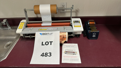 SPEED ALONG LAMINATING MACHINE COLD/HOT FILM PHOTO LAMINATOR