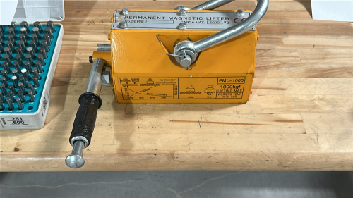 PERMANENT MAGNETIC LIFTER, MAX LOAD: 2204 LBS, MODEL: PML-1000