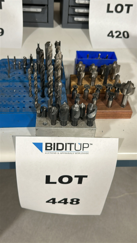 LOT OF ASSORTED METRIC DRILL BIT SETS/CUTTER HEAD SETS, TO INCLUDE: ASSORTED SIZES