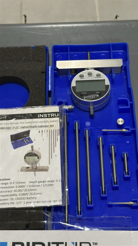 IGAGING 0-22" DIGITAL DEPTH INDICATOR SET, MODEL: 400-D69
