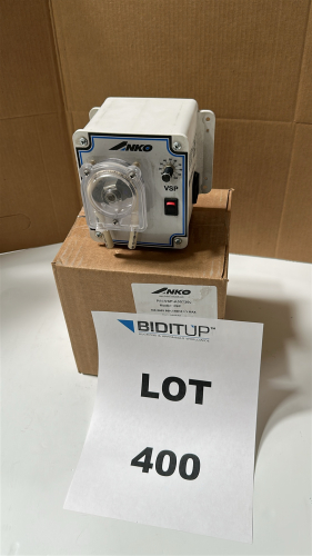 <p>LOT OF (2) ANKO VARIABLE-SPEED, PERISTALTIC METERING PUMP, MODEL: VSP</p>