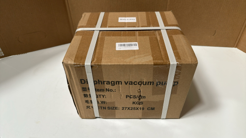 2-STAGE 50L/m OIL-FREE, DIAPHRAGM MEDICAL MUTE VACUUM PUMP, MODEL: HZW-165