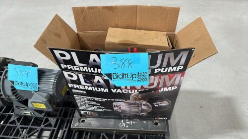 JB INDUSTRIES PLATINUM PREMIUM VACUUM PUMP, MODEL: C55JXKPK-5080, S/N: 0722
