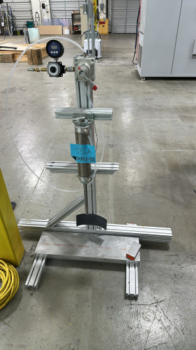 CUSTOM MACHINE WITH SSI TECH PRESSURE GAUGE