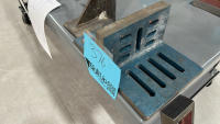 LOT OF (3) ASSORTED RIGHT ANGLE PLATES, DIMENSIONS: (2) 6" x 8" x 5", (1) 6" x 4" x 6" - 2