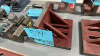 SUBURBAN TOOL, INC. SLOTTED ANGLE PLATE, WEBBED, GROUND FINISH, DIMENSIONS: 9" x 7" x 6", MODEL: SAW-090706-G, S/N: 1222