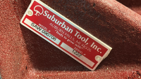 SUBURBAN TOOL, INC. SLOTTED ANGLE PLATE, WEBBED, GROUND FINISH, DIMENSIONS: 9" x 7" x 6", MODEL: SAW-090706-G, S/N: 1222 - 3