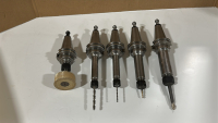 LOT OF (5) SYIC CAT40 TOOL HOLDERS