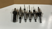 LOT OF (6) SYIC CAT40 TOOL HOLDERS