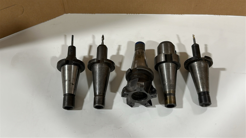 LOT OF (5) ASSORTED CAT40 TOOL HOLDERS