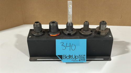 LOT OF (5) ERIKSON CAT40 TOOL HOLDERS