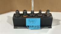 LOT OF (5) ERIKSON CAT40 TOOL HOLDERS