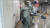 FIRST 60" x 10" VERTICAL MILLING MACHINE,W/ SWI TRAK AUTO GEOMETRY ENGINE DRO, PARTS No. 20180R, S/N: 166599 - 4