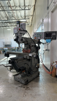 FIRST 60" x 10" VERTICAL MILLING MACHINE,W/ SWI TRAK AUTO GEOMETRY ENGINE DRO, PARTS No. 20180R, S/N: 166599 - 5