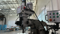 FIRST 60" x 10" VERTICAL MILLING MACHINE,W/ SWI TRAK AUTO GEOMETRY ENGINE DRO, PARTS No. 20180R, S/N: 166599 - 8
