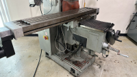 FIRST 60" x 10" VERTICAL MILLING MACHINE,W/ SWI TRAK AUTO GEOMETRY ENGINE DRO, PARTS No. 20180R, S/N: 166599 - 9