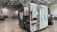 2017 HAAS AUTOMATION 5-AXIS CNC VERTICAL MACHINING CENTER, MODEL: UMC-750, MFG. DATE: 01/2017, S/N: 1135312, W/ JORGENSEN CONVEYOR, S/N: A-161107-27 - 2