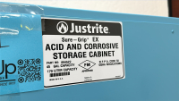 JUSTRITE SURE-GRIP EX 45 GAL. ACID AND CORROSIVE STORAGE CABINET, DIMENSIONS: 43" x 18" x 65", MODEL: 894522 - 2