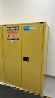 A&A 2-DOOR FLAMMABLE STORAGE CABINET 90 GALLON MODEL: A390 DIMENSIONS; 43" x 31" x 63"