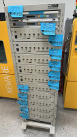 NEWARE PORTABLE BATTERY TESTING SYSTEM RACK, DIMENSIONS: 23" x 22" x 72", MODEL: 518049