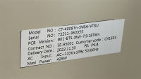 NEWARE BATTERY TESTING SYSTEM, MODEL: CT-4008Tn-5V6A-VTXU, S/N: T2211-360355 - 2