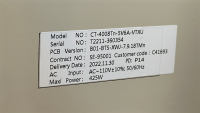 NEWARE BATTERY TESTING SYSTEM, MODEL: CT-4008Tn-5V6A-VTXU, S/N: T2211-360354 - 2