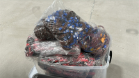 LOT OF ASSTD CABLES AND PARTS FOR NEWWARE BATTERY TESTING SYSTEMS WITH (2) CARTS AND BINS - 5