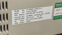 NEWARE BATTERY TESTING SYSTEM FOR CYLINDRICAL/POUCH CELLS, MODEL: CT-4008T-5V6A-S1-U, S/N: T2211-354938 - 2