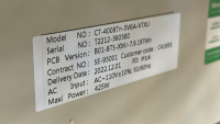NEWARE BATTERY TESTING SYSTEM, MODEL: CT-4008Tn-5V6A-VTXU, S/N: T2212-360580 - 2