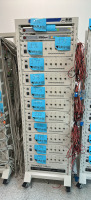 NEWARE PORTABLE BATTERY TESTING SYSTEM RACK, DIMENSIONS: 23" x 22" x 72", MODEL: 518049