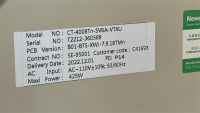 NEWARE BATTERY TESTING SYSTEM, MODEL: CT-4008Tn-5V6A-VTXU, S/N: T2212-360588 - 2