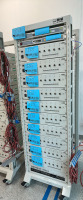 NEWARE PORTABLE BATTERY TESTING SYSTEM RACK, DIMENSIONS: 23" x 22" x 72", MODEL: 518049