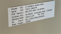NEWARE BATTERY TESTING SYSTEM, MODEL: CT-4008Tn-5V6A-VTXU, S/N: T2211-360378 - 2