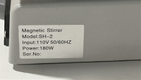 LOT OF (1) ANALOG MAGNETIC STIRRER HOT PLATE, MODEL: SH-2 & (1) ONILAB VORTEX MIXER MODEL: MX-S - 4