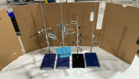 LOT OF (4) ASSORTED LABORATORY STANDS