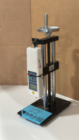 MXMOONFREE DIGITAL FORCE GAUGE 500N PUSH PULL GAUGE W/ FORCE GAUGE STAND FORCE TEST STAND WHEEL-OPERATED 150mm STROKE. MODEL: HLB - 3