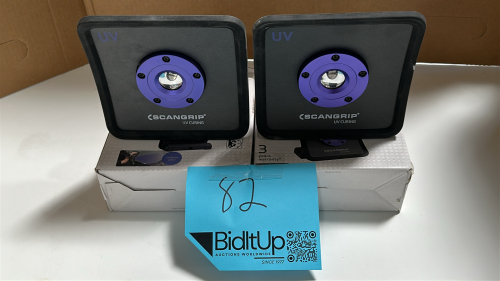 LOT OF (2) SCANGRIP UV CURVING LED LIGHTS, MODEL: NOVA - UV S
