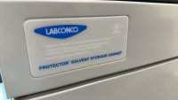 LABCONCO CHEMICAL FUME HOOD, DIMENSIONS: 62" x 32" x 59", MODEL: 100600000, SN: 230448733B, TO INCLUDE: (2) PROTECTOR SOLVENT/ACID STORAGE CABINETS, DIMENSIONS: 22" x 36" x 36" - 7